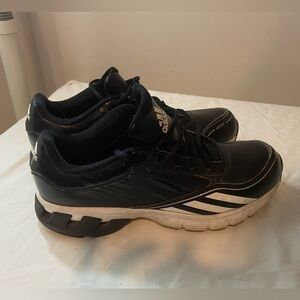 mens sz 8.5 black white shoes sneaker Adidas Falcon Low Vintage Trainers G48014